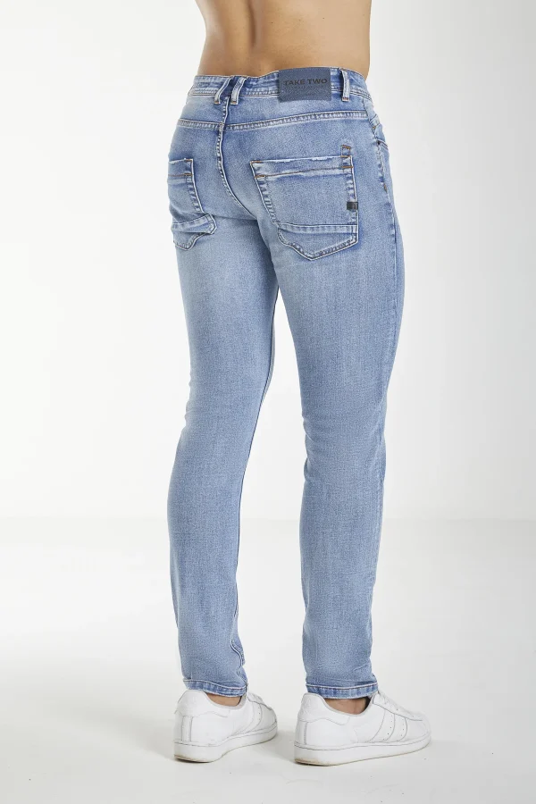 MIRKO-Denim skinny chiaro - UKE4807 - immagine 3